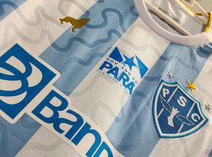 Camisa bicolor utilizadas nas partidas iniciais da temporada - Crédito: Marcio Melo/Paysandu