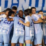 Jogadores após o empate diante do Manaus - Crédito: Reprodução/Redes sociais do clube