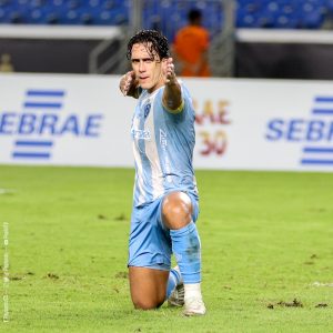 Nicolas foi o autor do único gol da partida - Crédito: Jorge Luís Totti