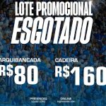 Papão divulga que ingressos do lote promocional esgotaram - Crédito: Reprodução/Redes sociais do clube