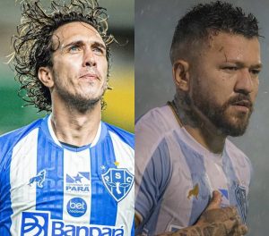 Nicolas e Rossi são titulares no Papão - Crédito: Reprodução/Redes sociais dos jogadores