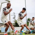 Jogadores finalizam preparação - Crédito: Matheus Vieira