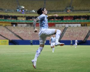 Borasi comemora gol - Crédito: Jorge Luís Totti