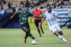 Manaus FC sofreu uma derrota por 4 a 1 e foi eliminado pelo Paysandu na Copa Verde (Foto: João Normando).