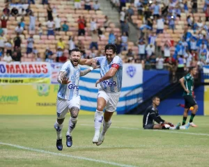 Paysandu atropela o Manaus na Arena da Amazônia. Foto: Jorge Luís Totti/Paysandu