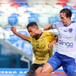 Nicolas marcou o primeiro gol do Paysandu contra o Castanhal | Jorge Luís Totti/Paysandu