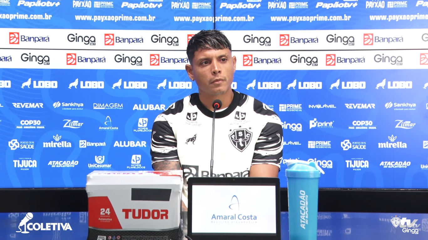 Pedro Delvalle tem situação exposta pelos bastidores do Paysandu