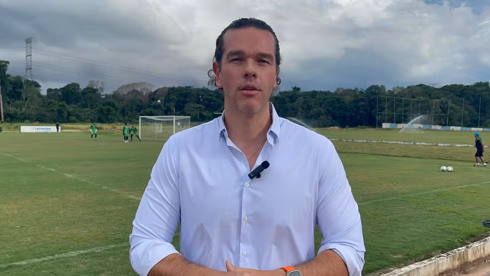 Diego Moura, vice presidente do Paysandu — Foto: Beatriz Reis