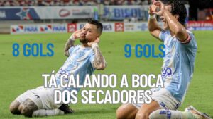 Rossi e Nicolas marcam para o Paysandu (Foto: Jorge Luís Totti)