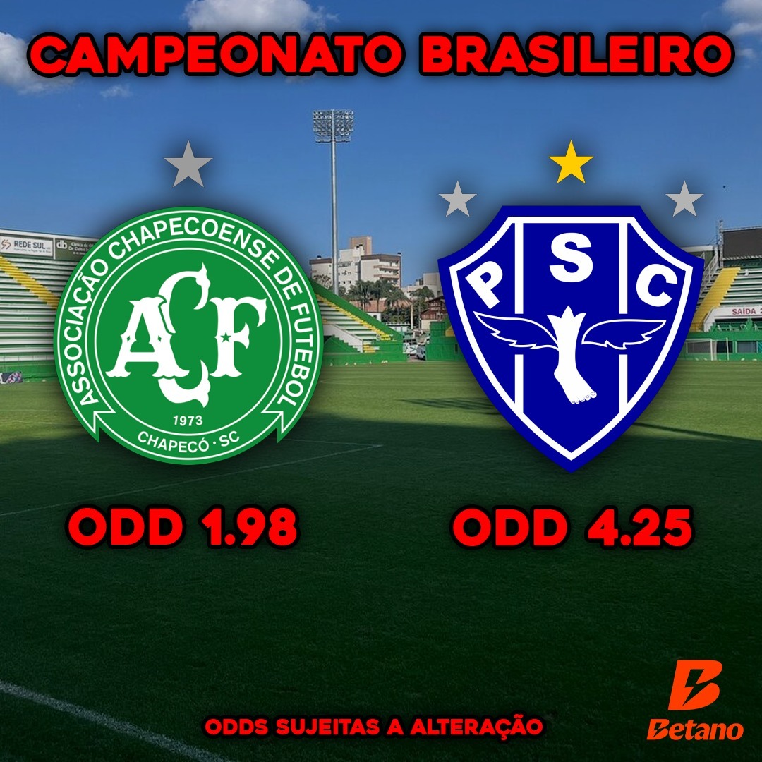 Prognóstico – Chapecoense x Paysandu – Série A 2025