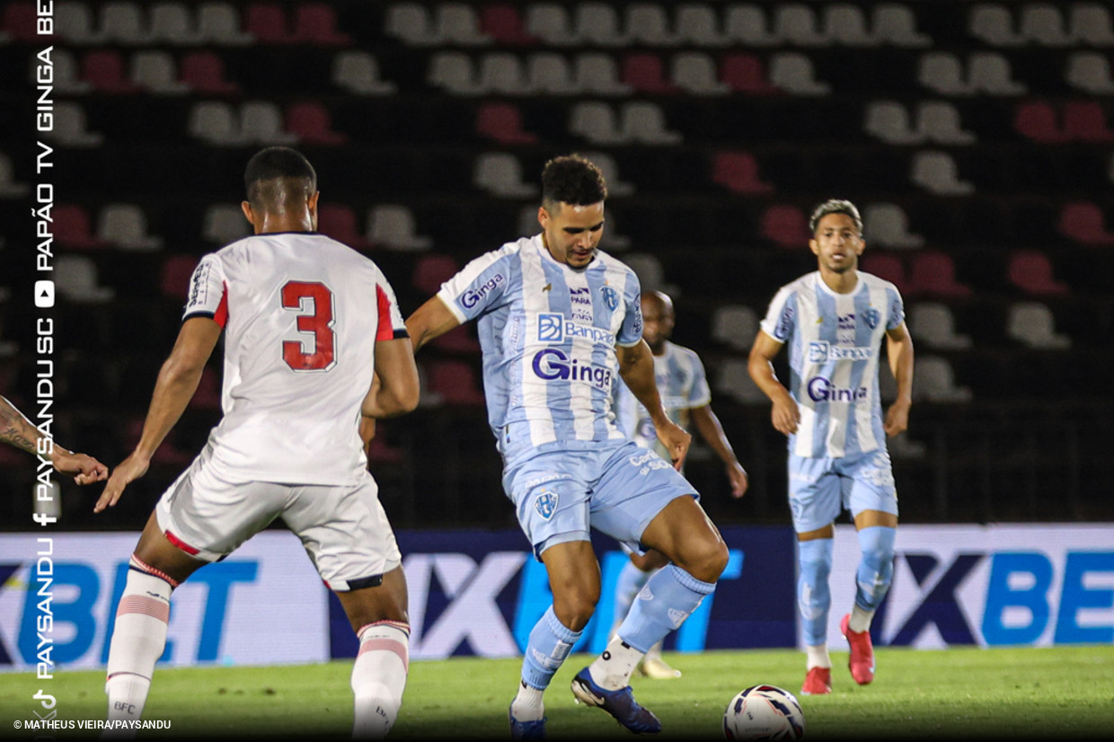 Paysandu perde para o Botafogo-SP e se complica ainda mais na série B